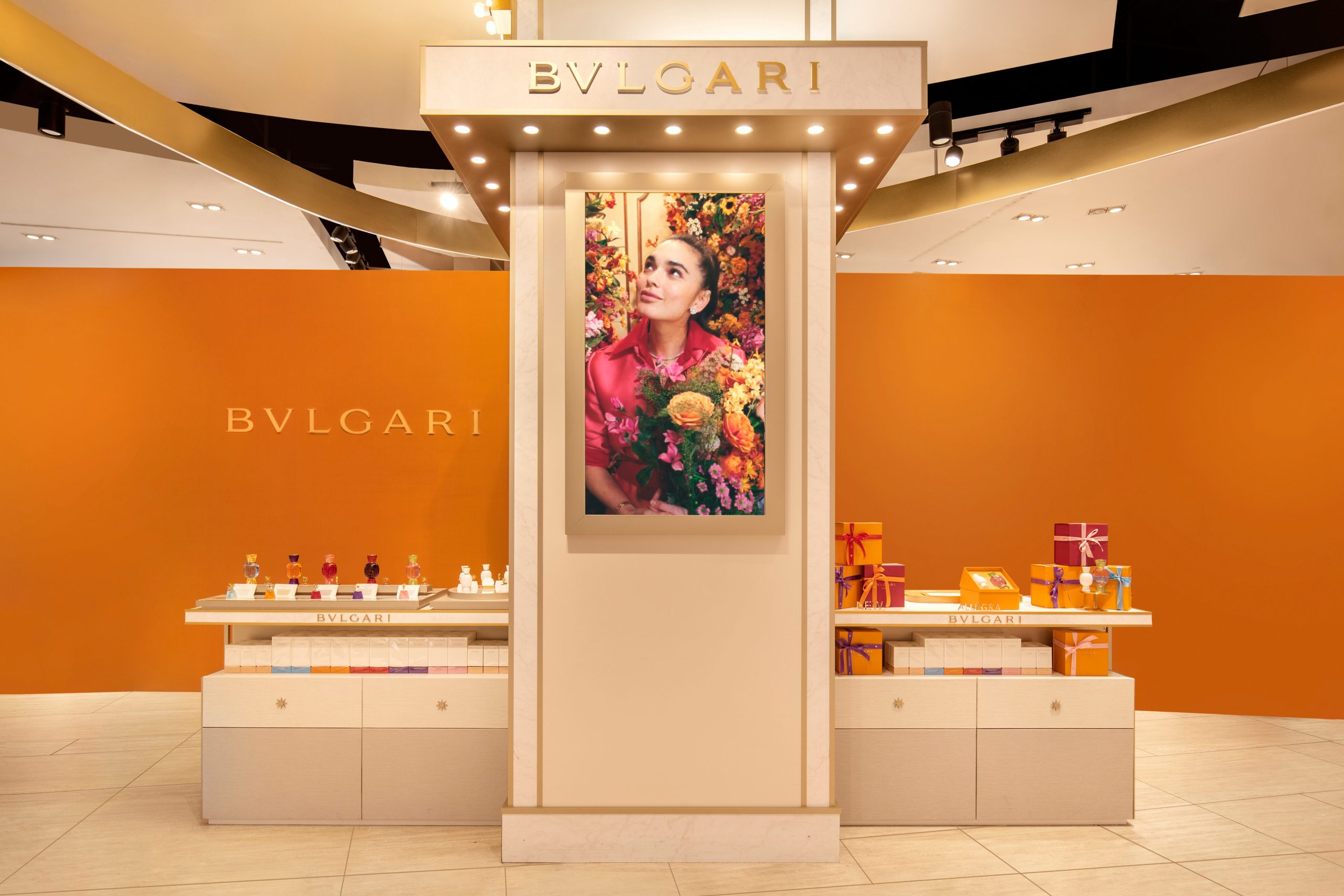 Popup store Bvlgari Fiumicino airport