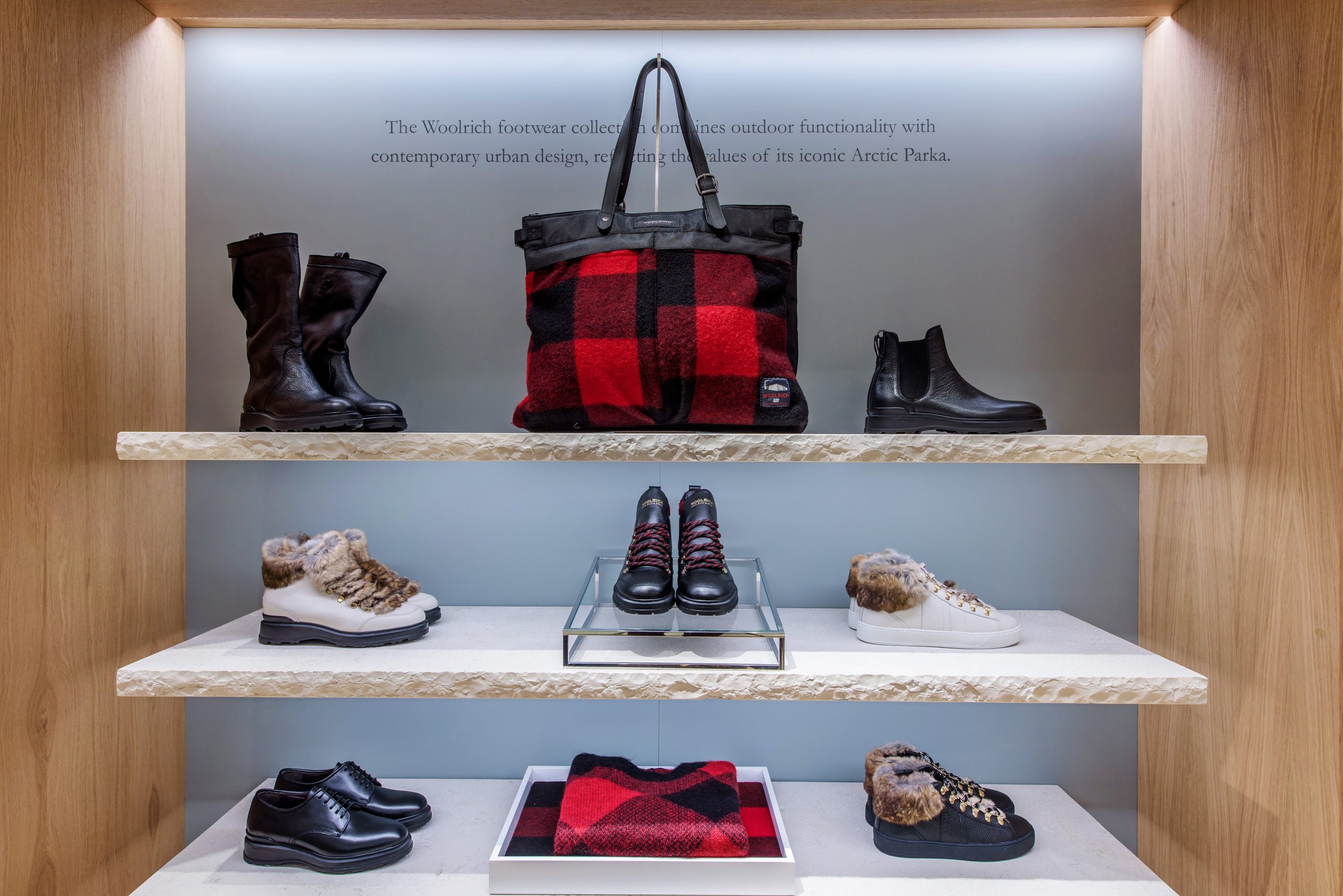 Details in Woolrich flagship store Roma