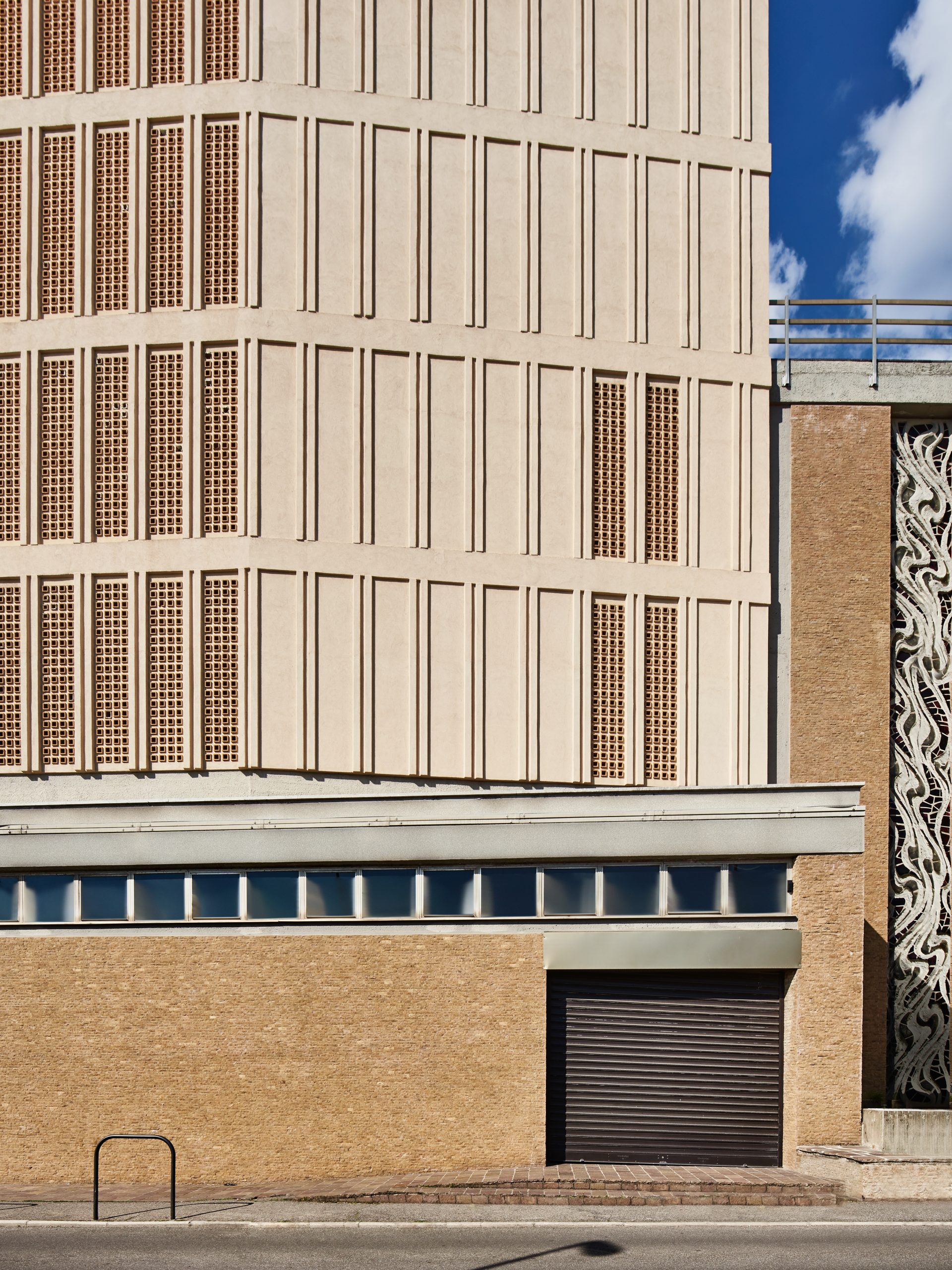 Detail of La Nazione Headquarters, Florence