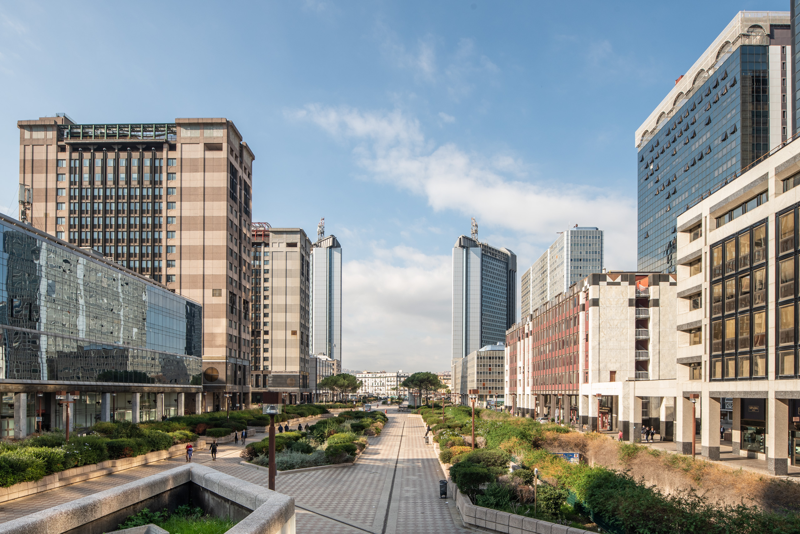 Skyscrapers at Centro Direzionale, in Napoli