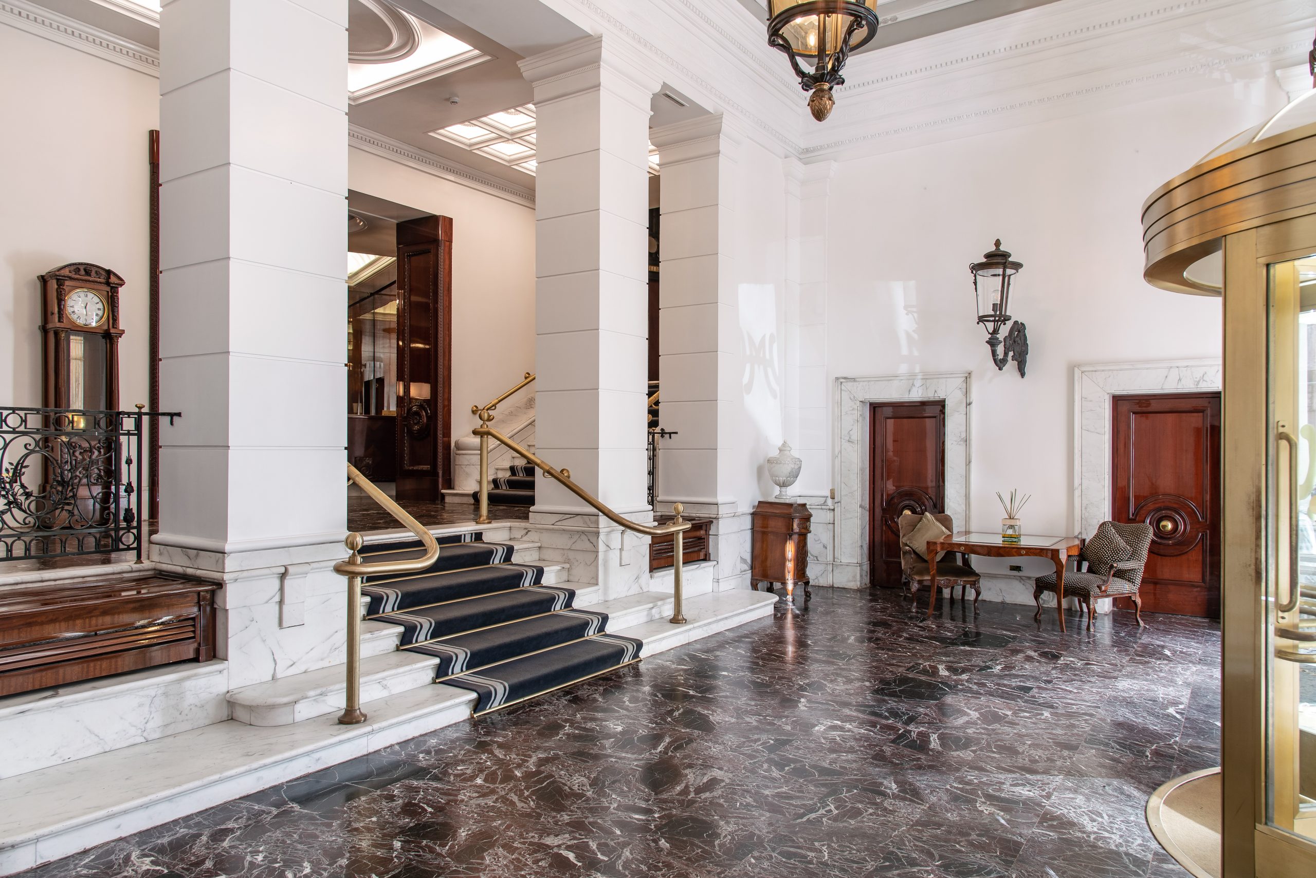 Hotel Majestic's entrance, in Roma