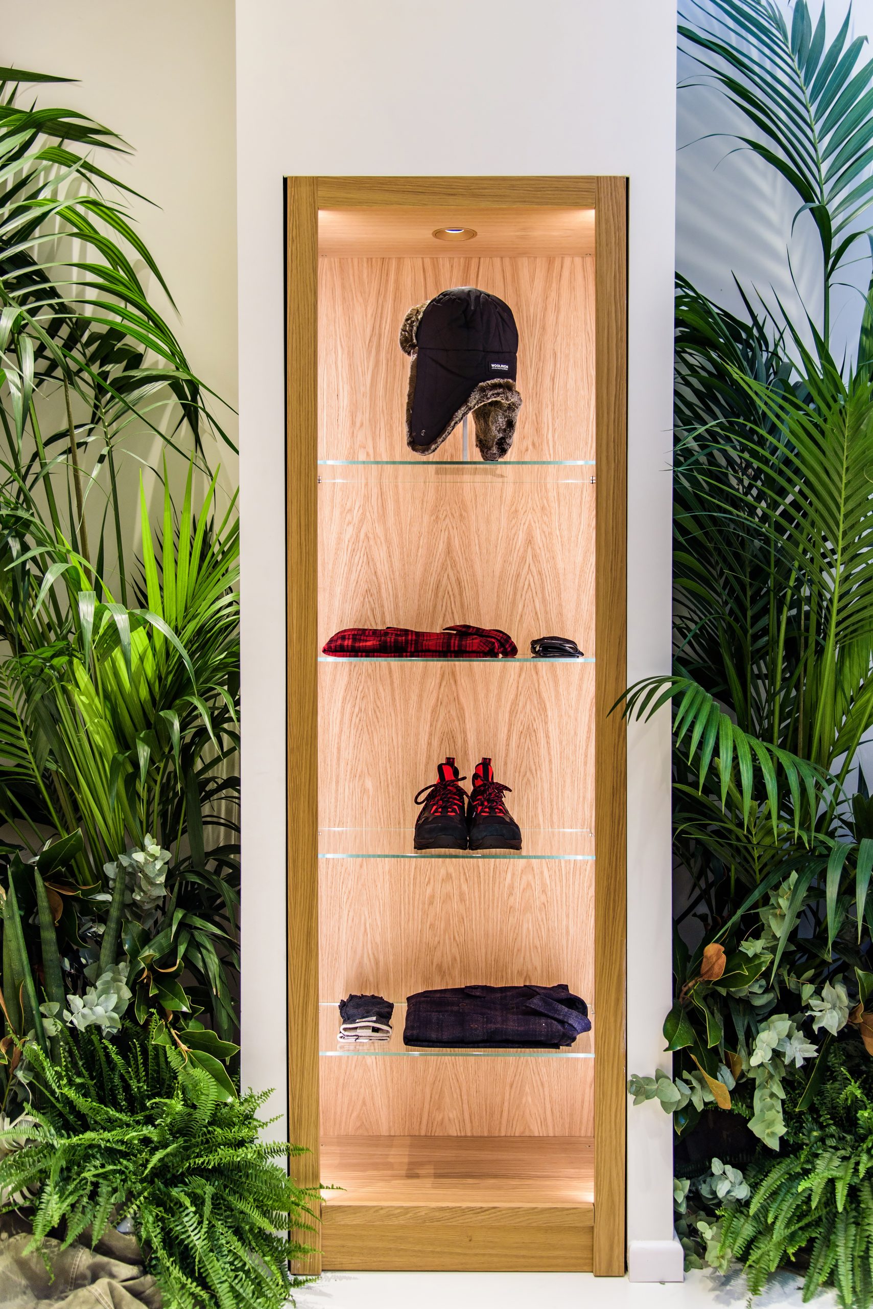 Details in Woolrich flagship store Roma