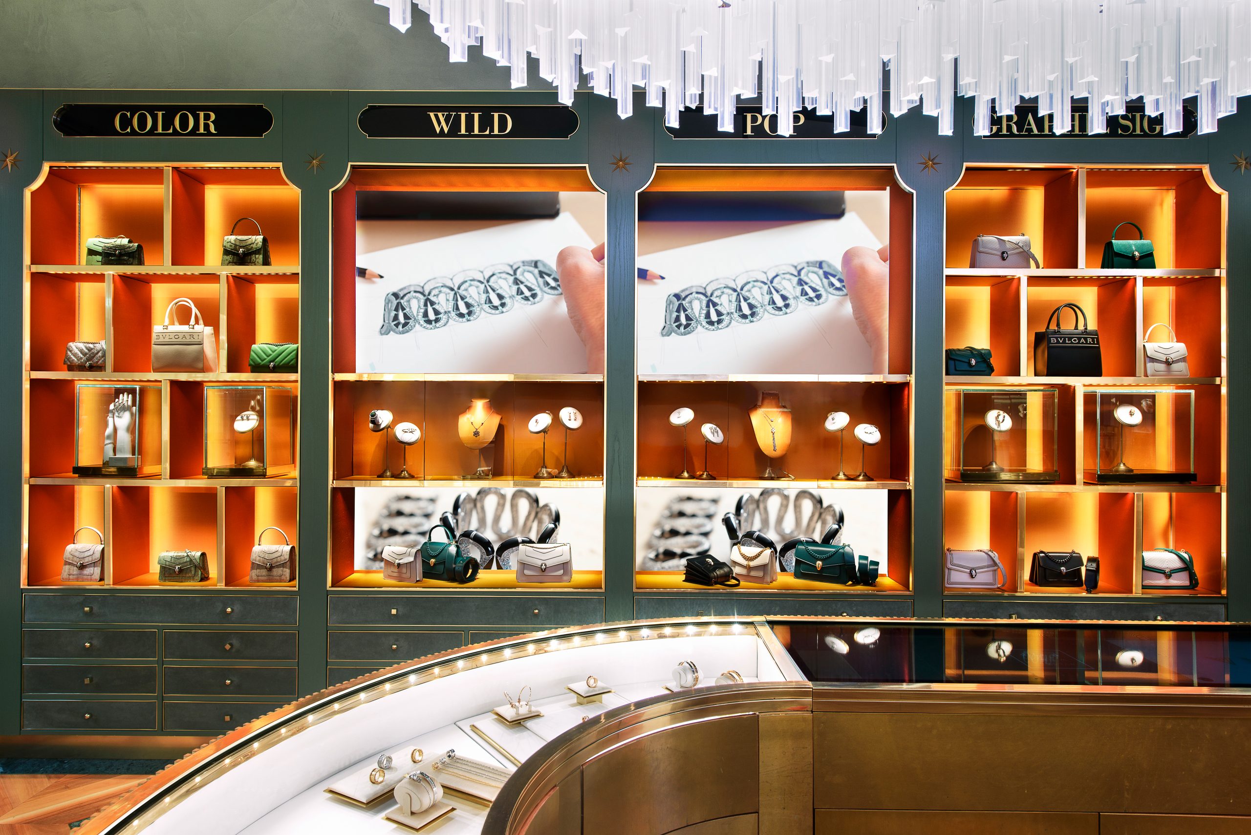 Bvlgari flagship store | Matteo Gebbia Interior and Retail photographer