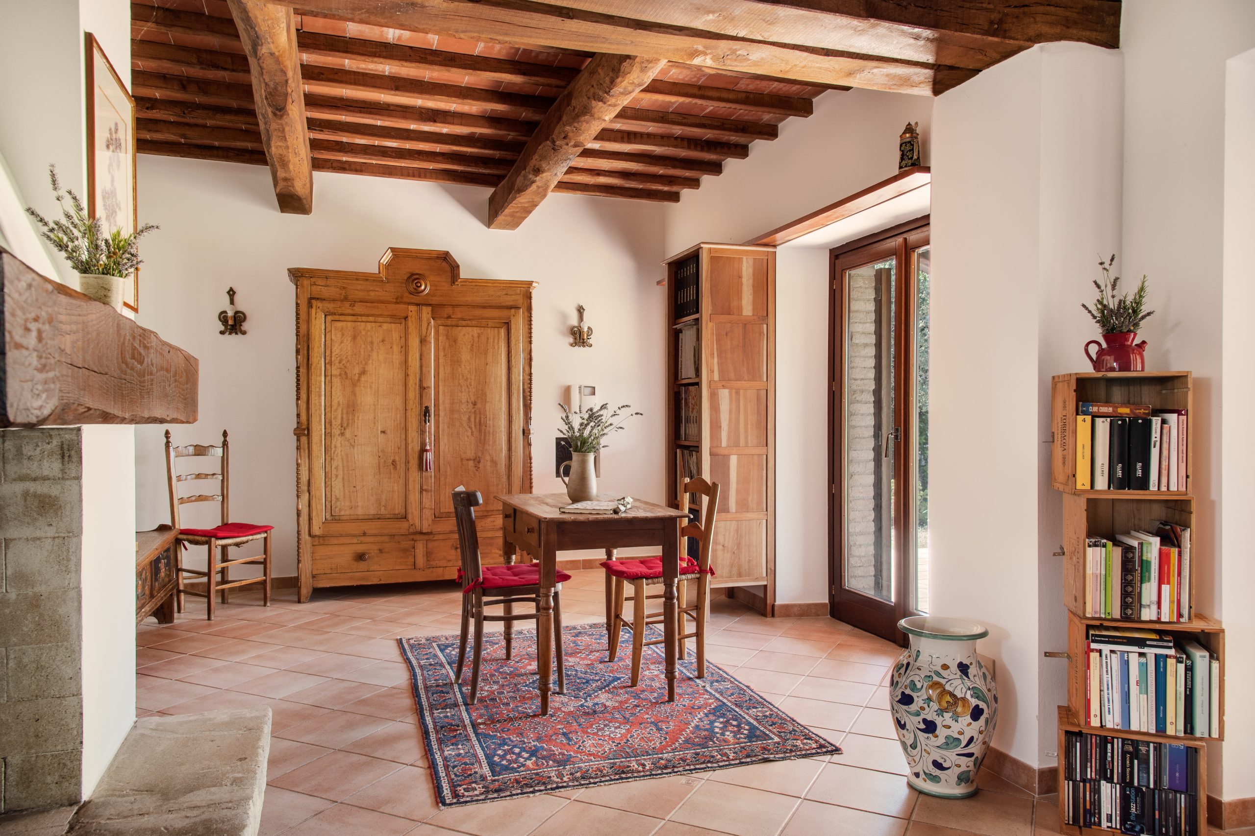 Villa Lavanda Todi's living room, in Umbria