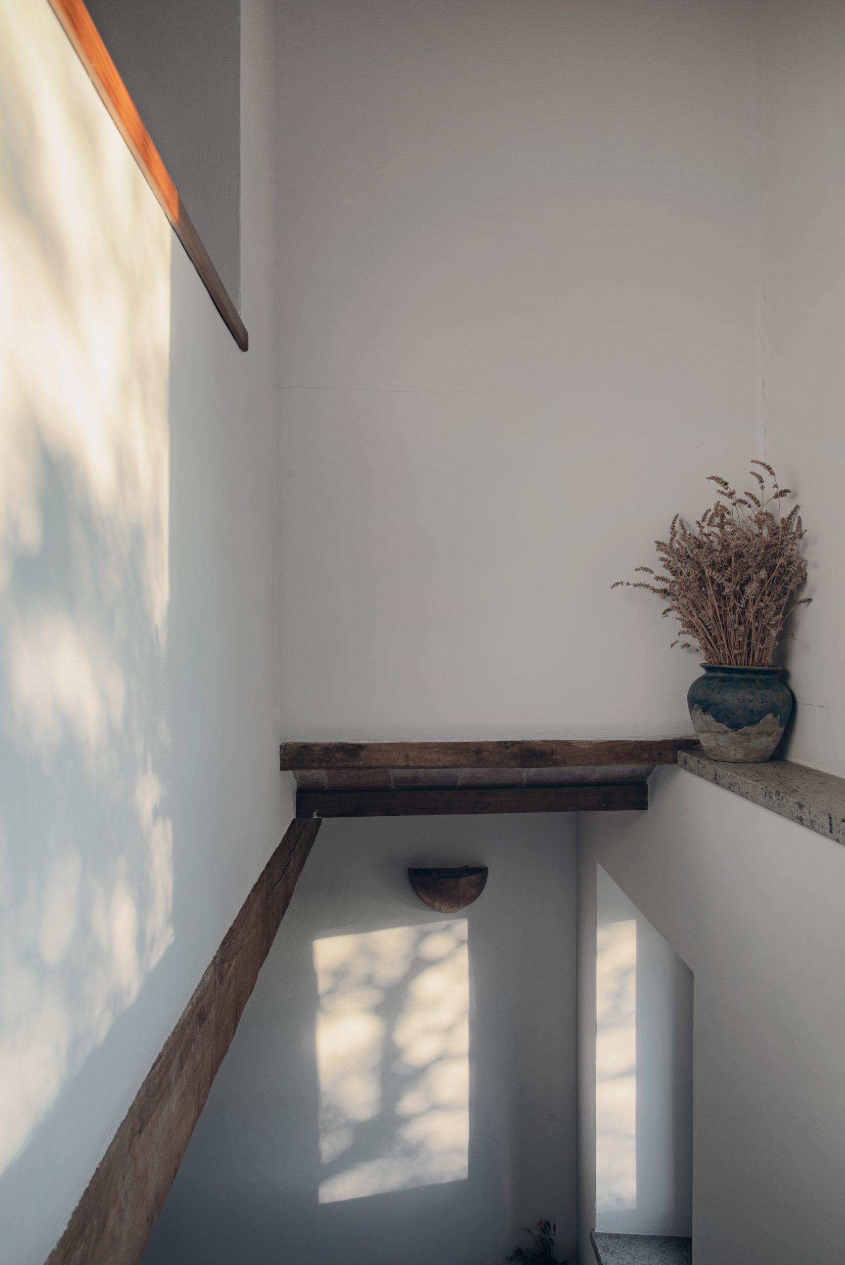 Villa Lavanda Todi's staircase detail, in Umbria