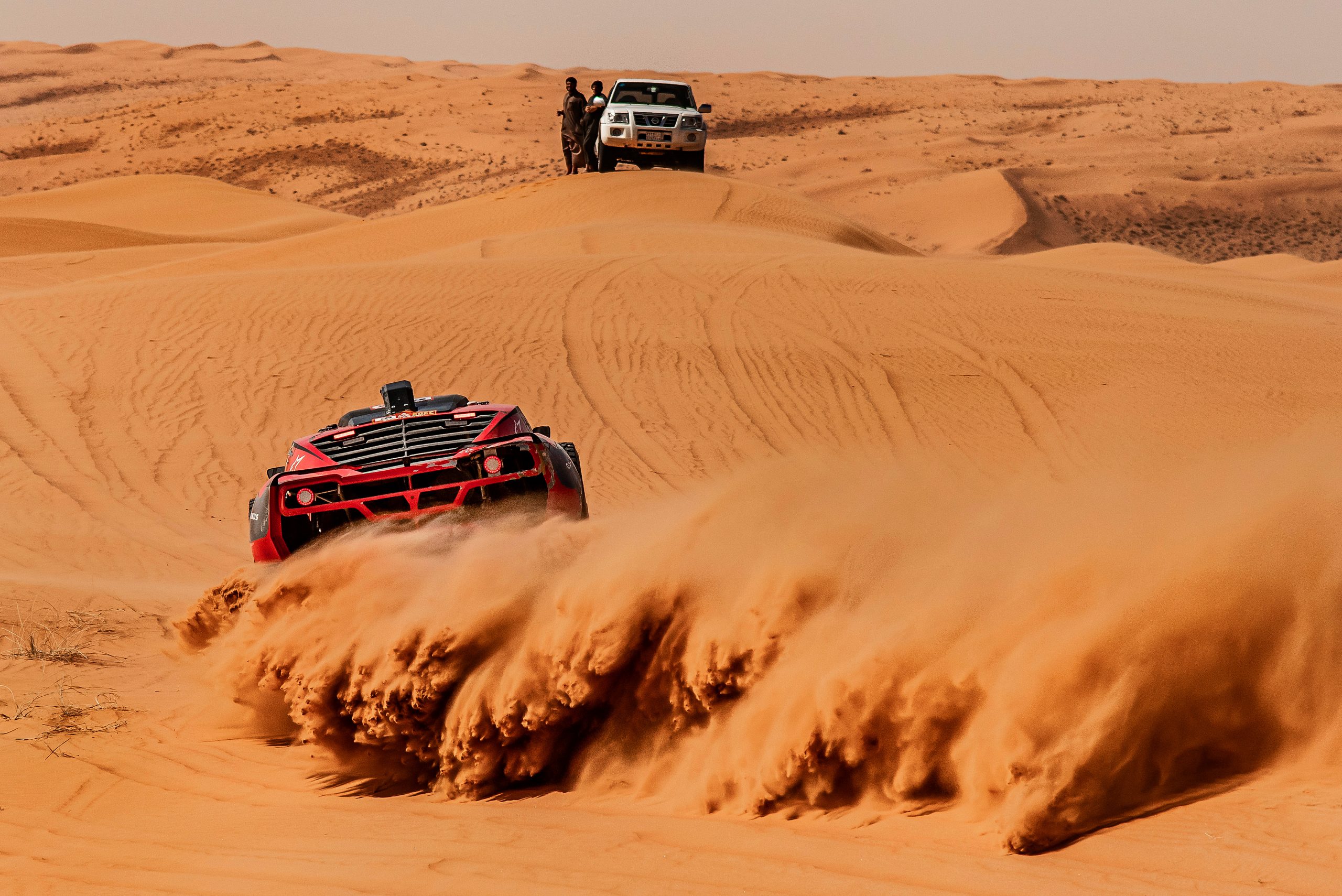 Dakar Rally 2022 in Saudi Arabian desert