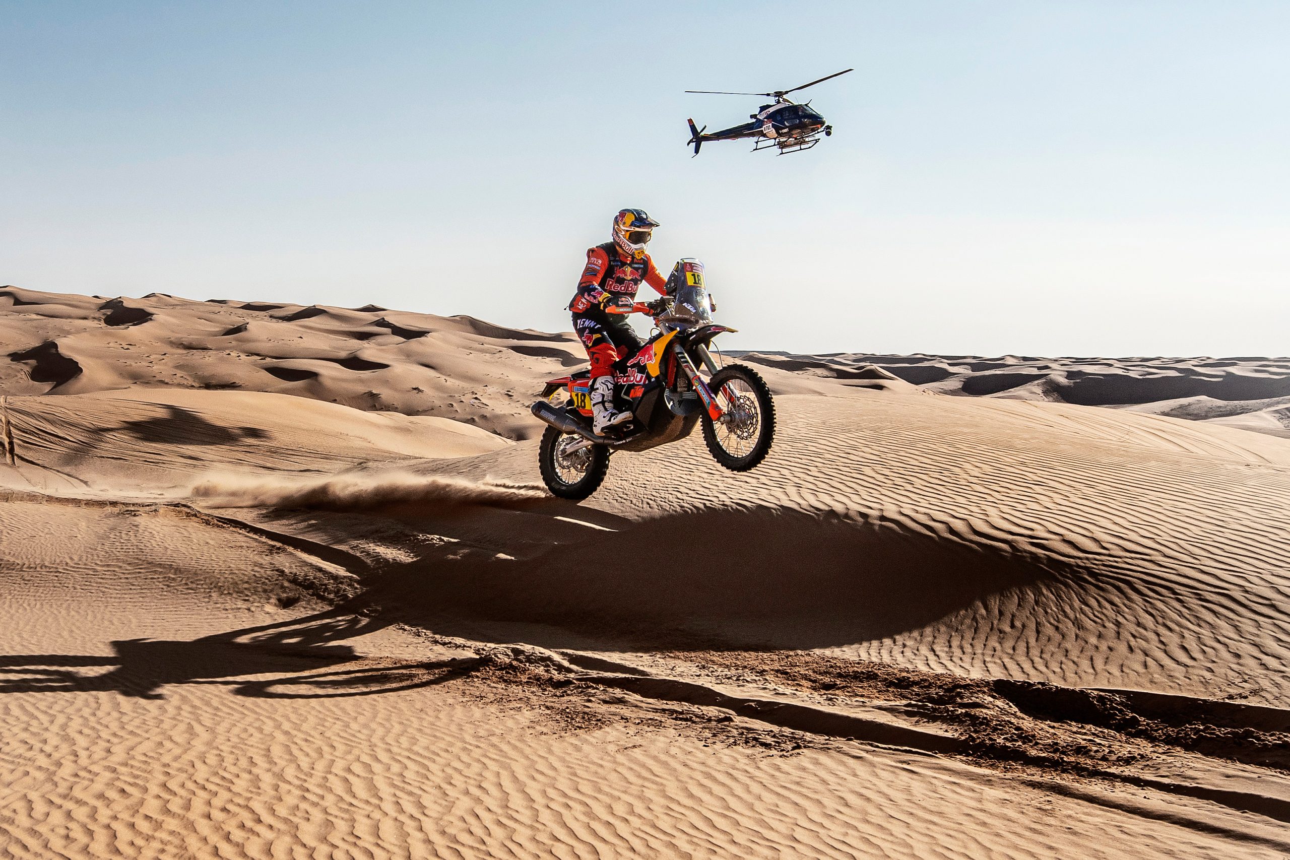 Dakar Rally 2022 in Saudi Arabian desert