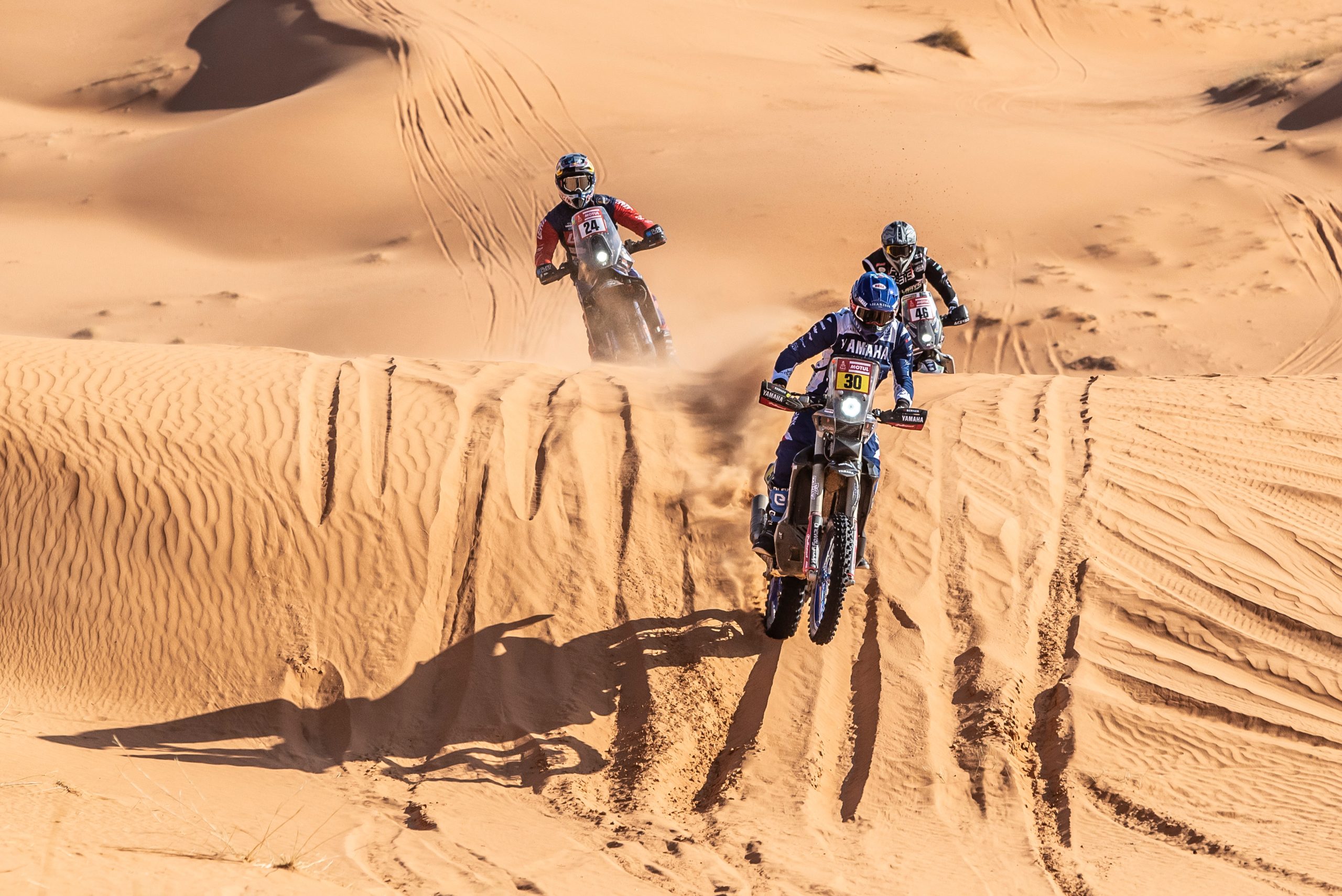 Dakar Rally 2022 in Saudi Arabian desert