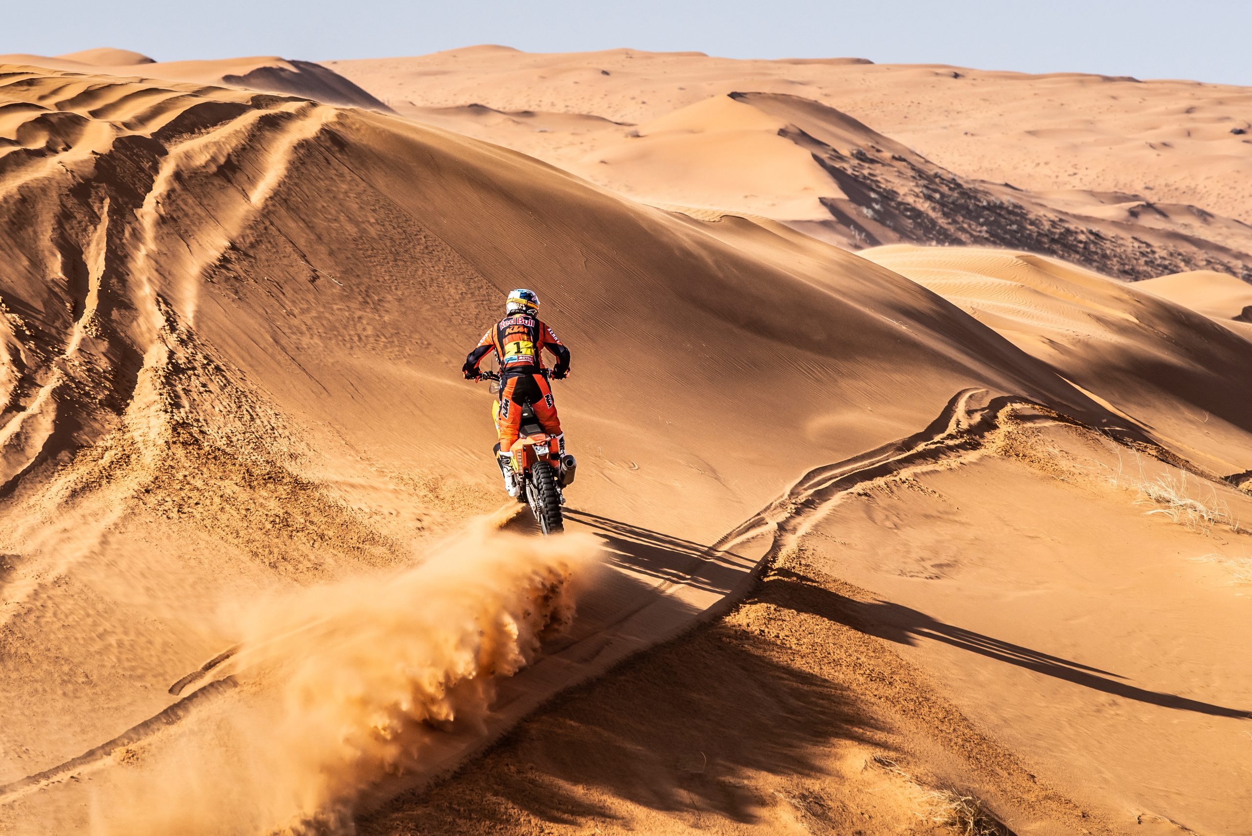 Dakar Rally 2022 in Saudi Arabian desert