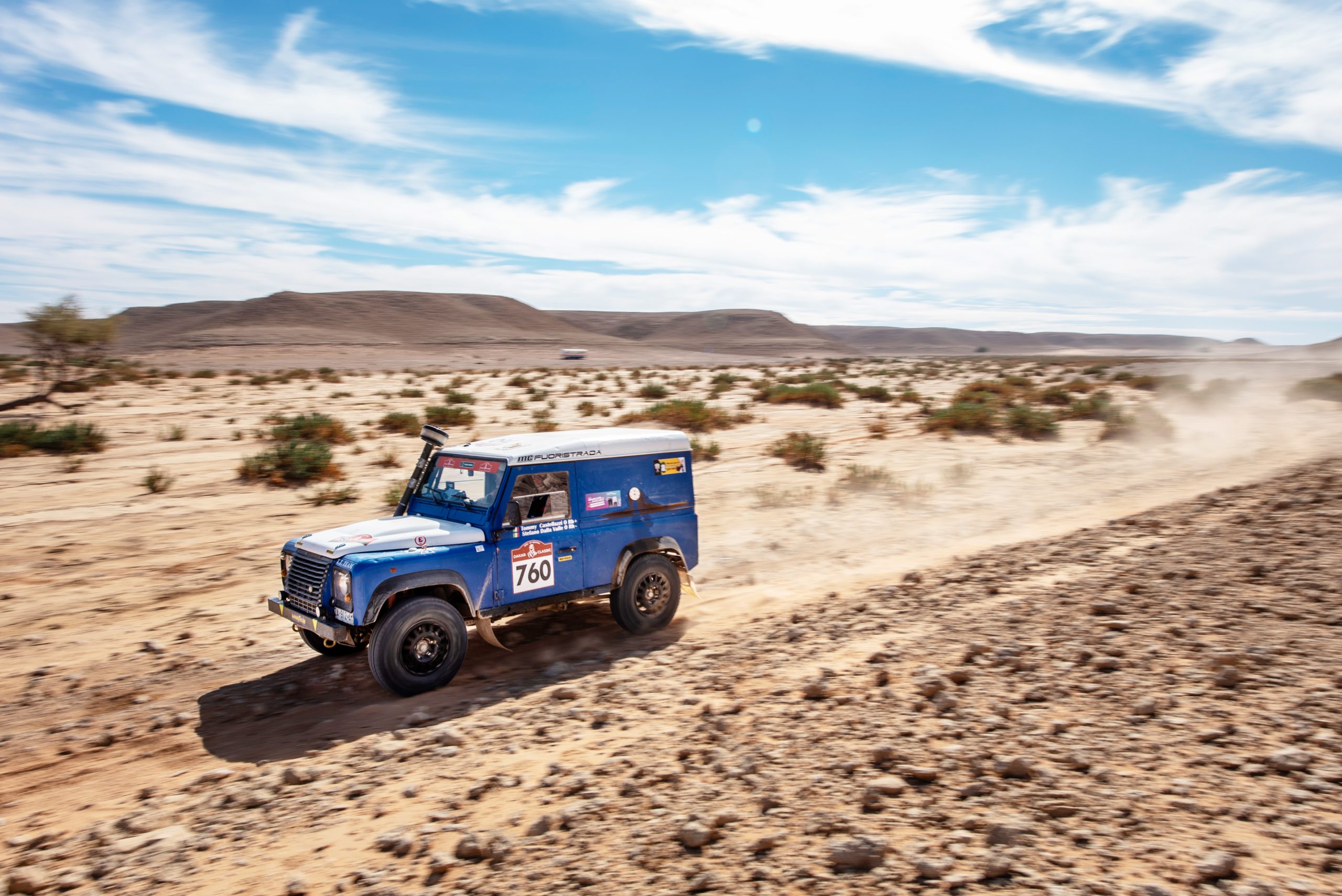 Dakar Rally 2022 in Saudi Arabian desert